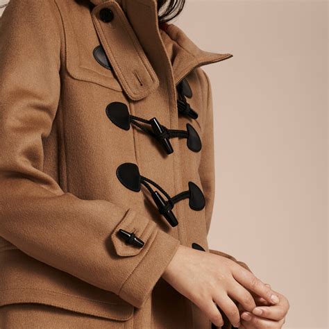 straight fit wool duffle coat burberry|burberry goddess duffle coat.